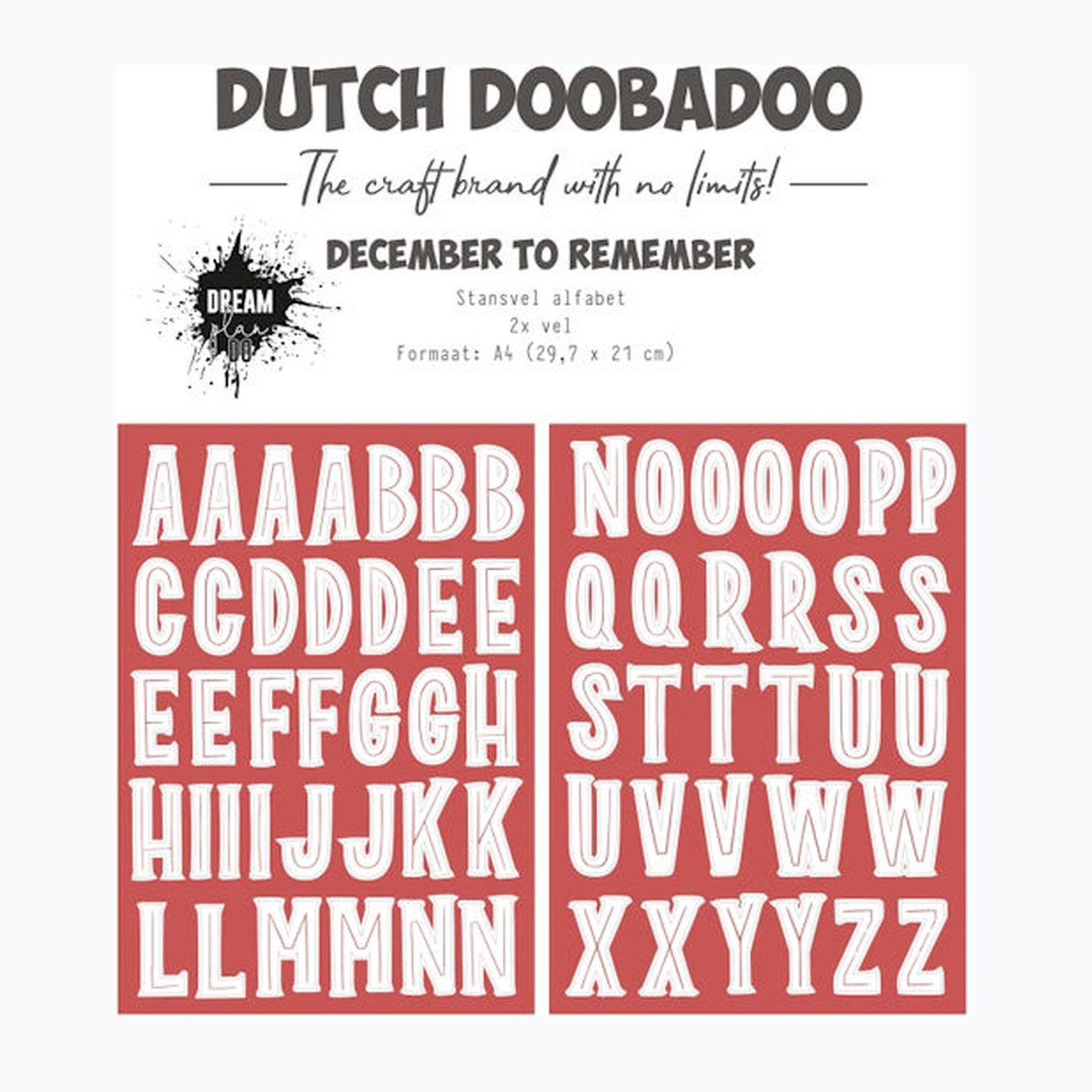 DDBD Stansvel - December To Remember Alphabet