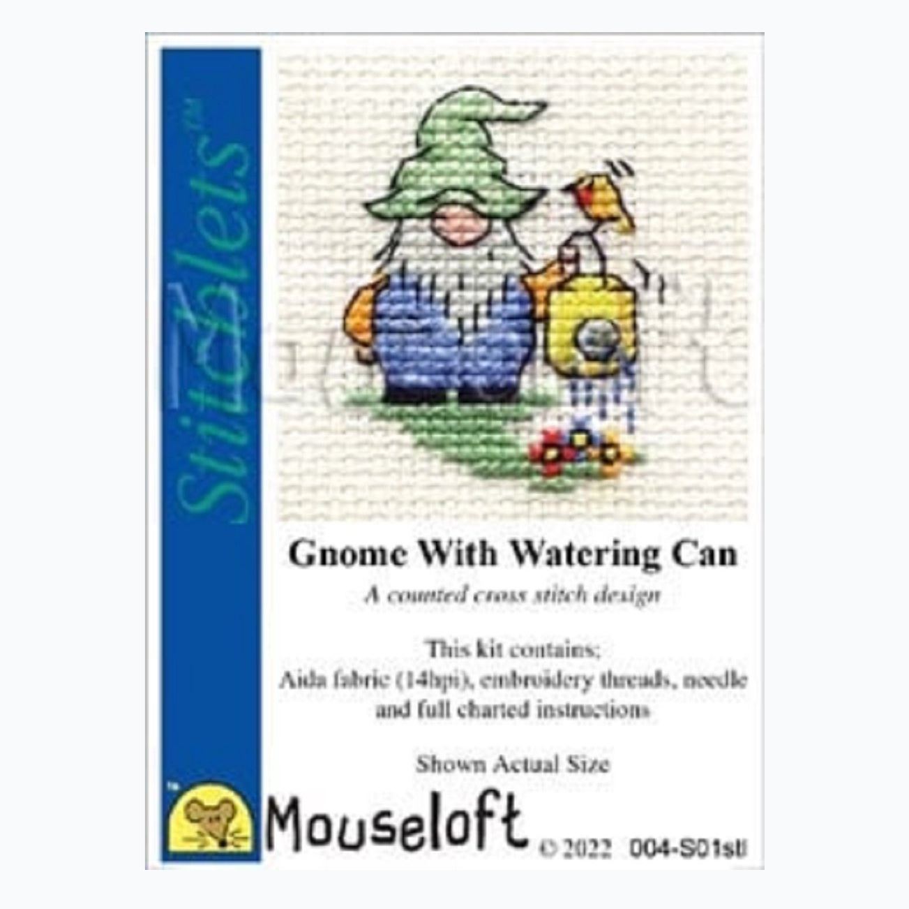 Kit de broderie Just Gnomes - Gnome avec arrosoir
