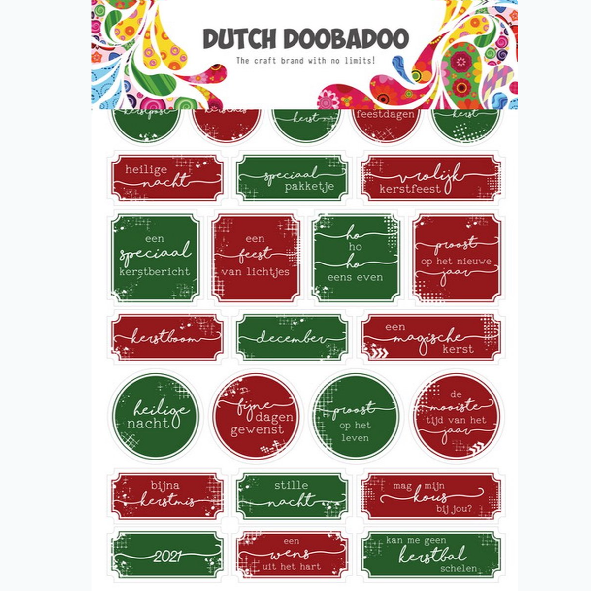 DDBD Sticker Art - Christmas A5