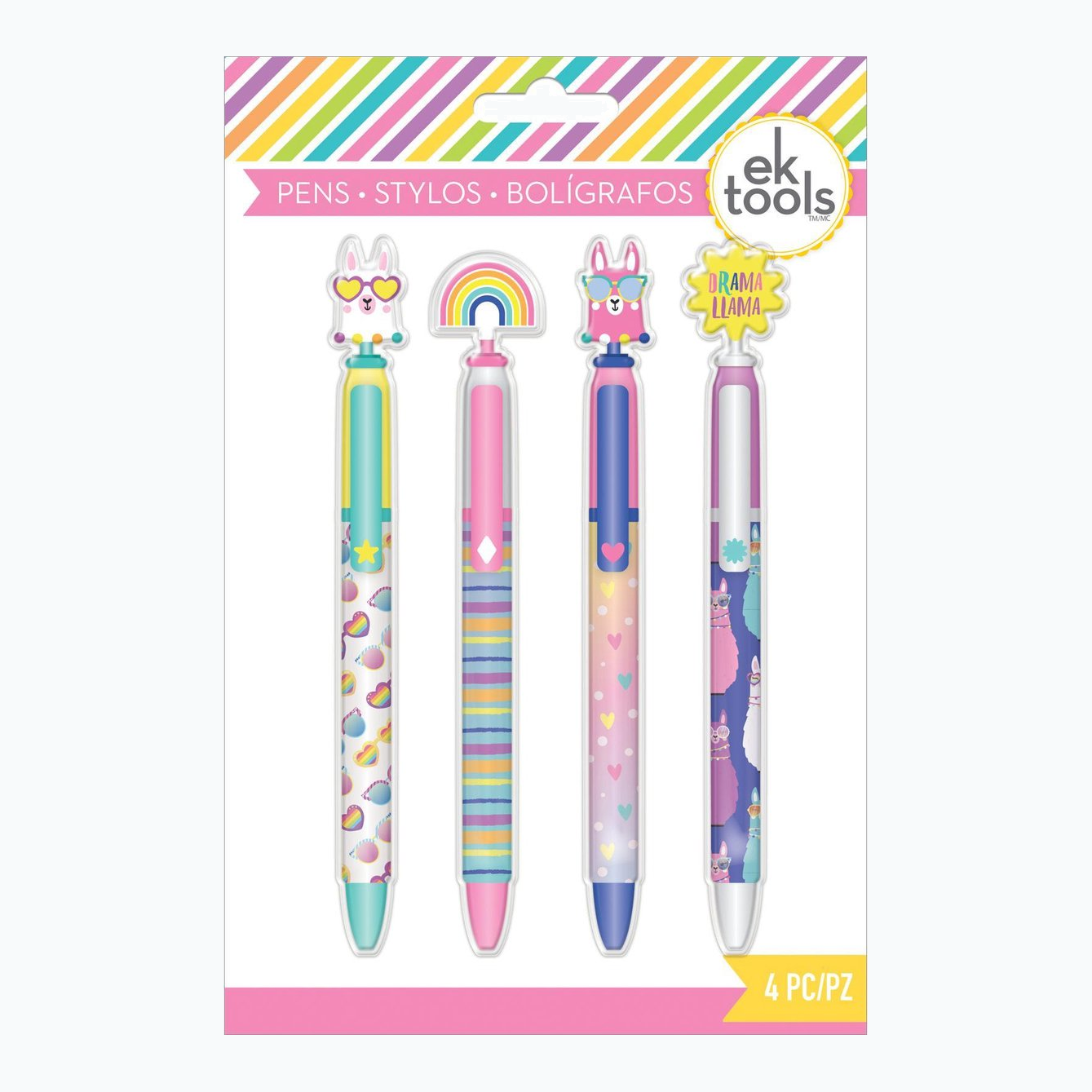 Pennen Set - Llama Glasses