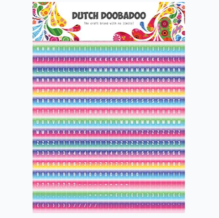 DDBD Sticker Art - A5 Alphabet