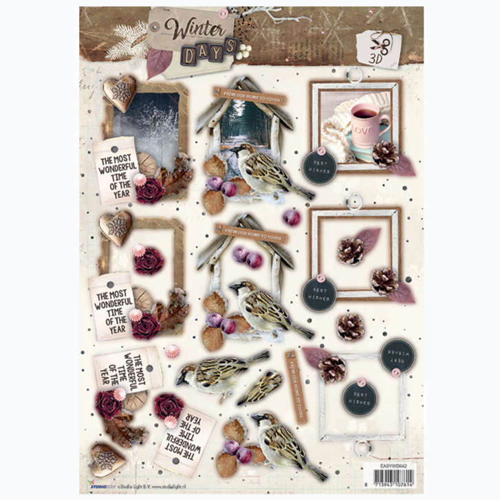Easy 3D Stansvel - Winter Days N° 642