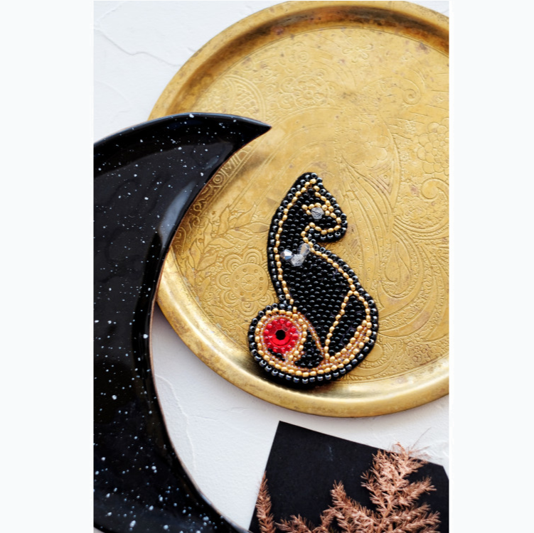 Borduurpakket met Kralen - Lady AD048