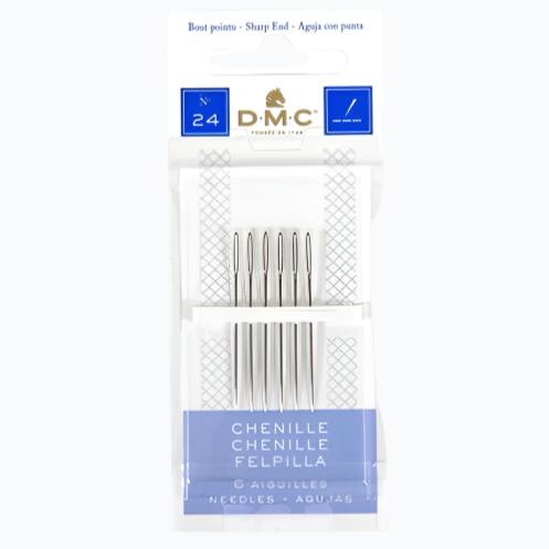 Chenille Borduurnaalden - Scherpe Punt - Nummer 24