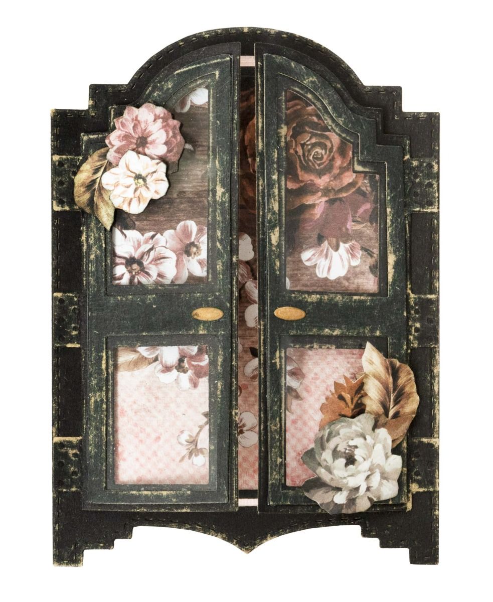 Ultimate Scrap Collection - Vintage flowers & wood n° 21