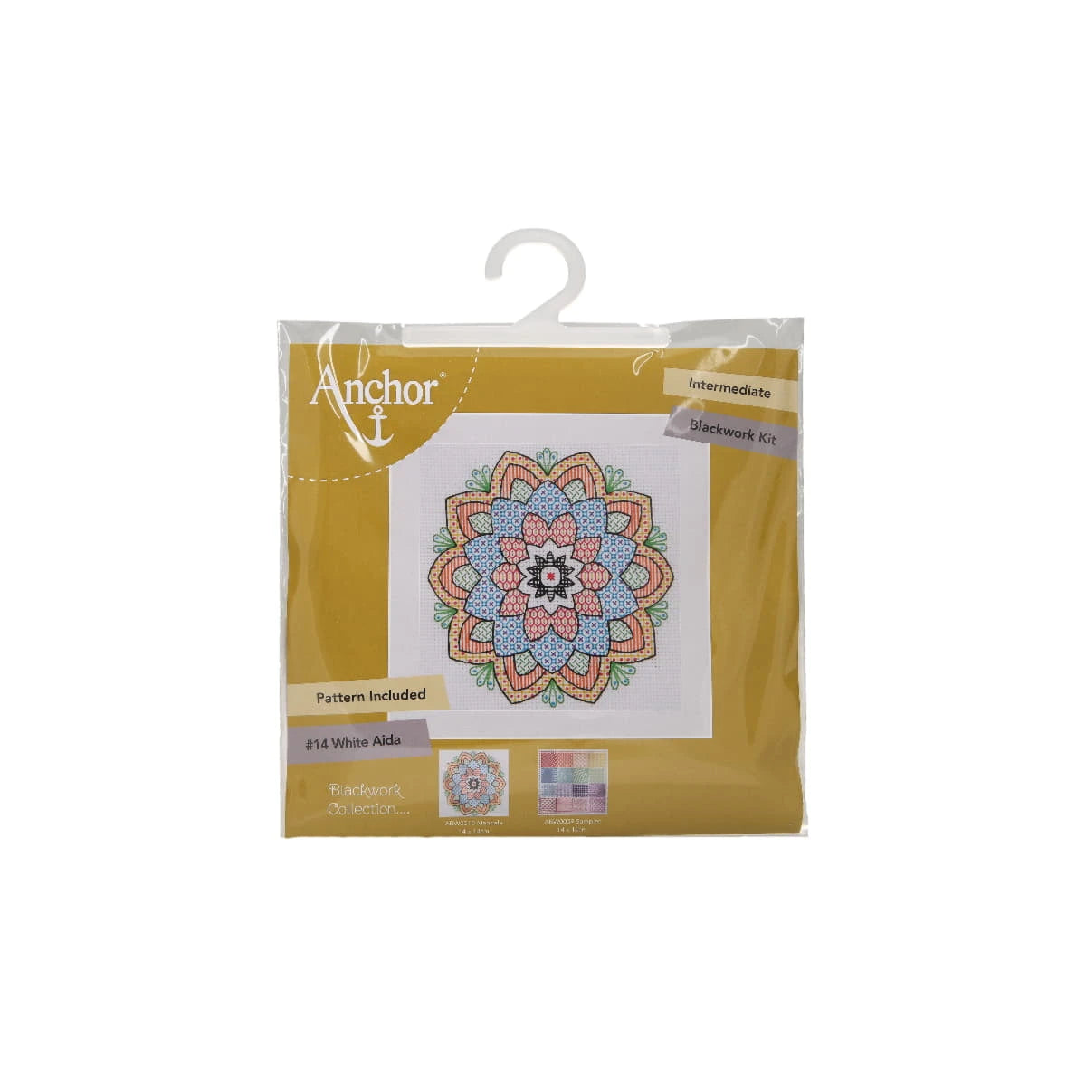 Borduurpakket Blackwork - Mandala ABW0010