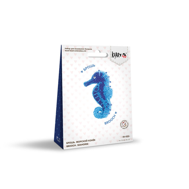 Kit de broderie de perles - Broche - Hippocampe KL10-025
