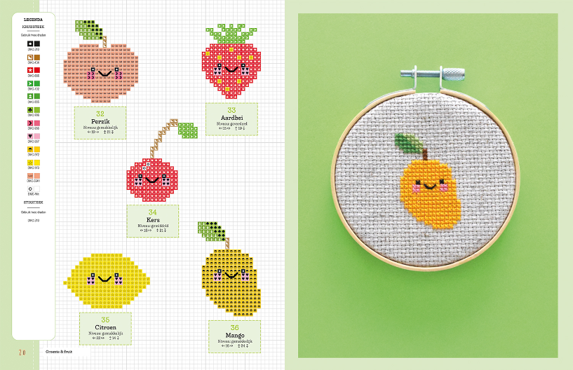 Cute Kawaii Embroidery - Over 400 Cute Cross Stitch Patterns