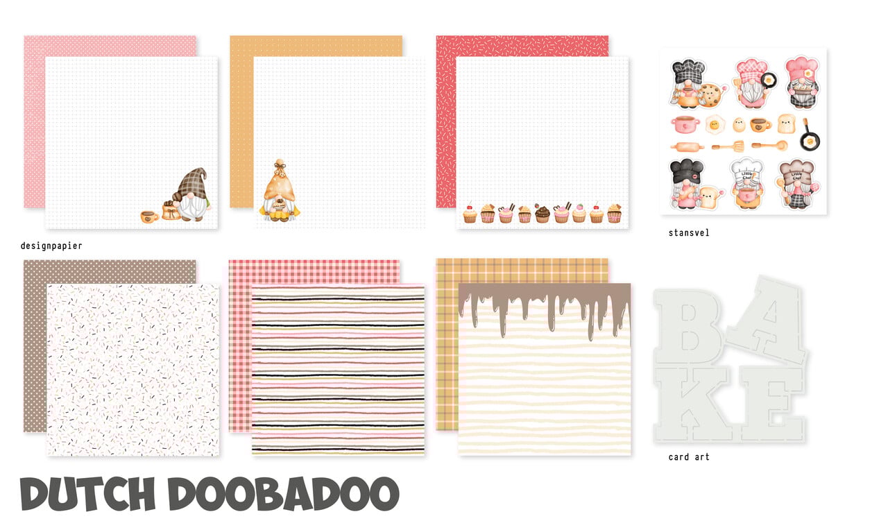 Papierset - DDBD Crafty Kit - Little Chef