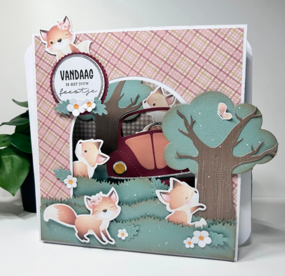 Papierset - DDBD Crafty Kit - Little Fox