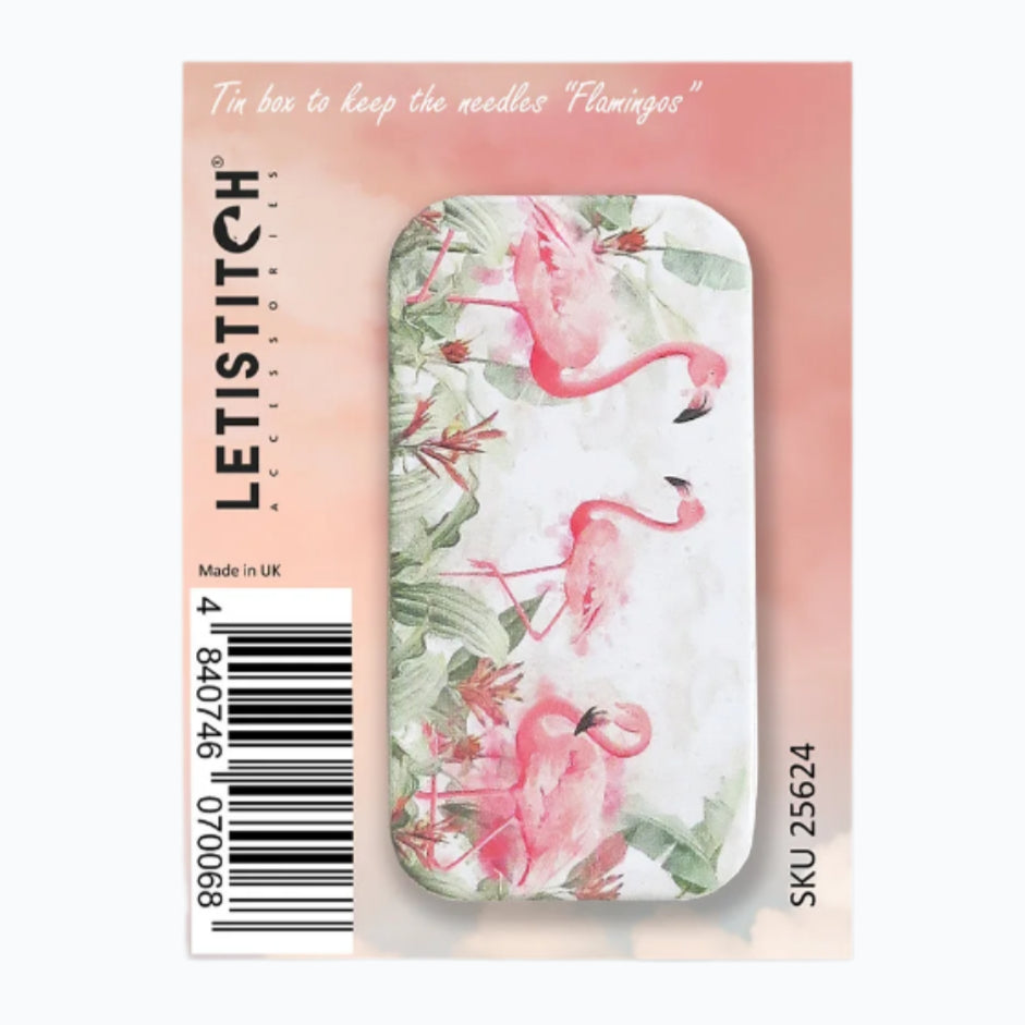 Magneet Naalddoosje - Flamingos 25624