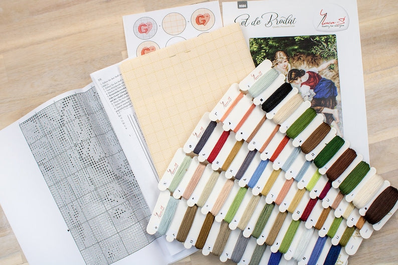 Kit de broderie - À la fontaine B564