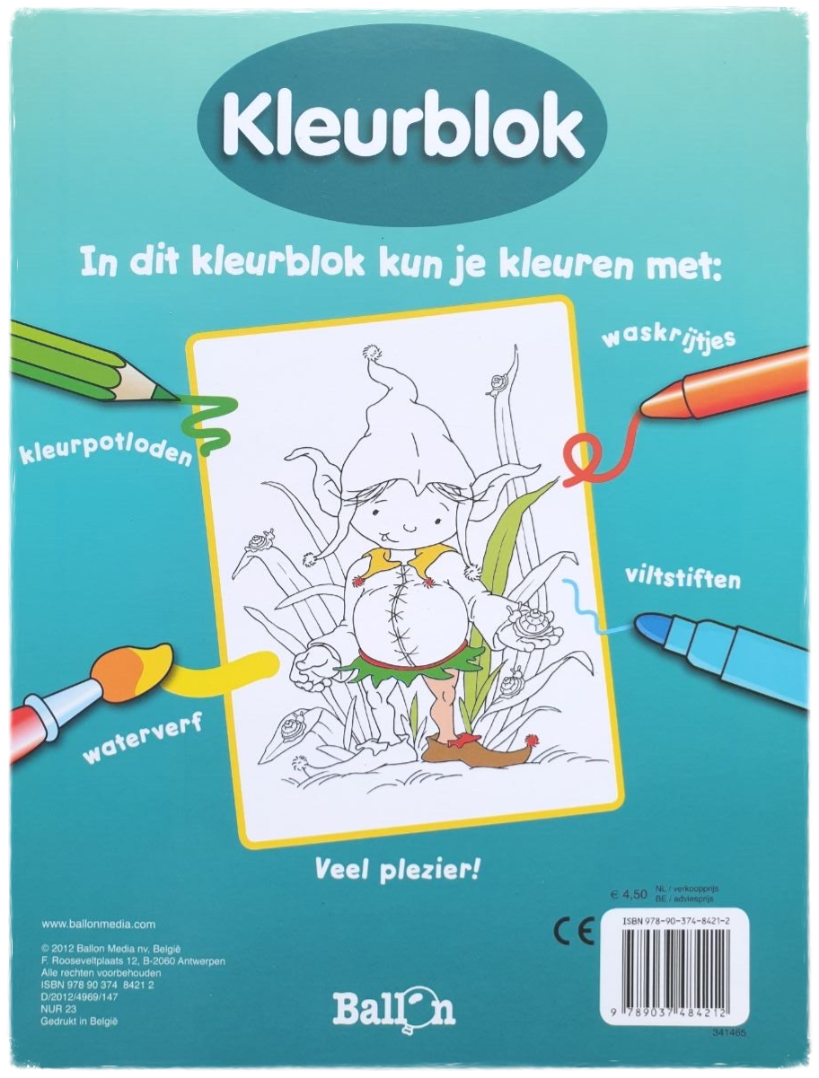 Kleurblok - Feeën en Elfen