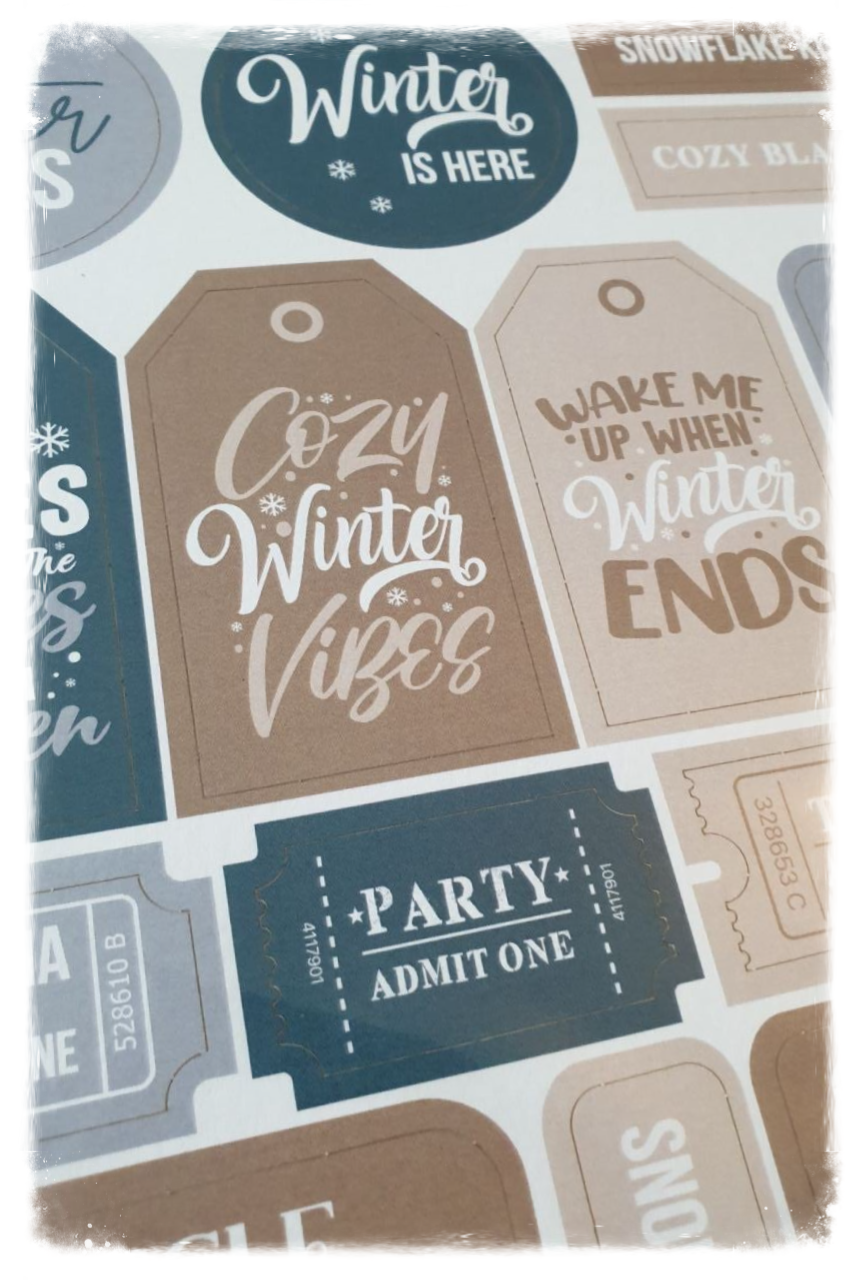 DDBD Die-Cut Sheet - Winter Days