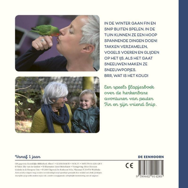 Kijkboek - Fin & Snip Lekker In De Sneeuw