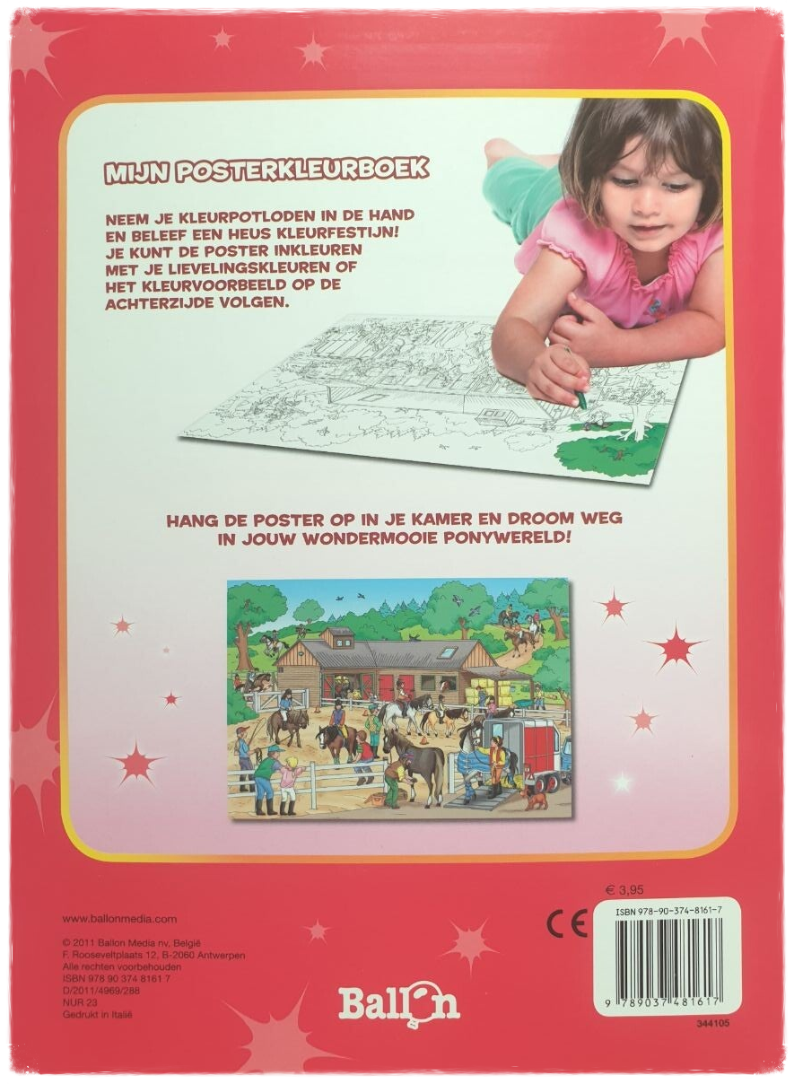 Mijn Posterkleurboek - Paarden en Pony's