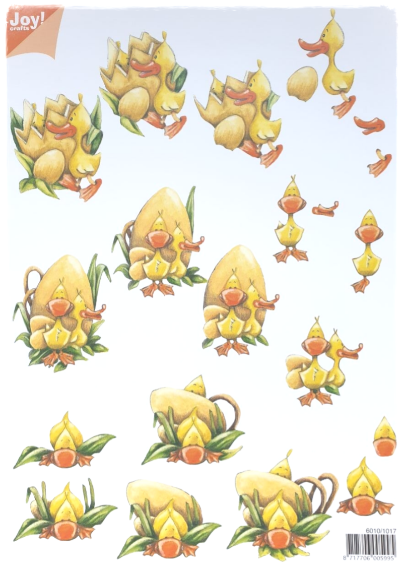 3D Knipvel - Eendjes en Eitjes - 6010/1017