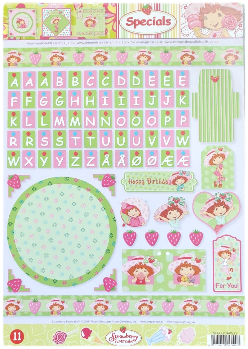 3D Knipvel - Strawberry Shortcake Specials - N° 11