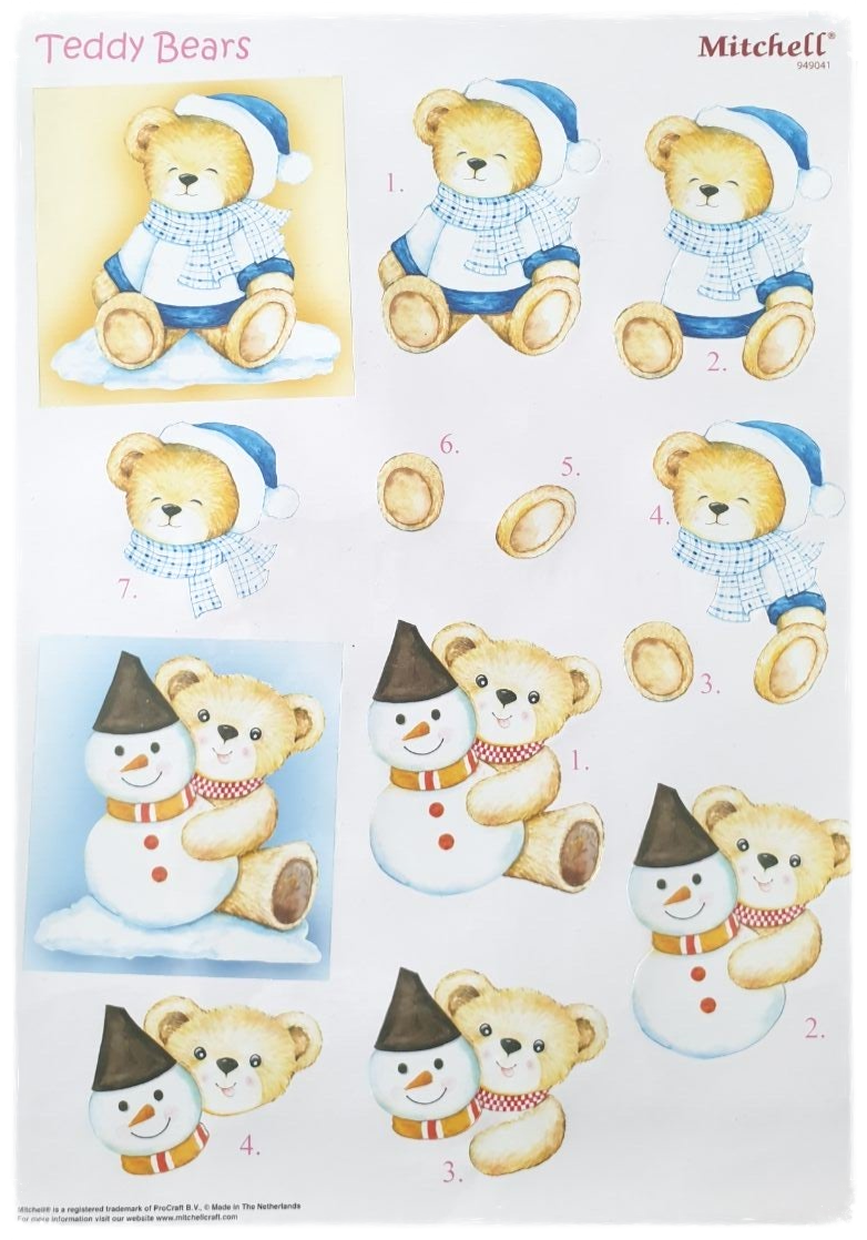 Stansvel - Christmas Teddy Bears 3