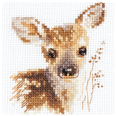 Borduurpakket - Animal Portraits: Fawn