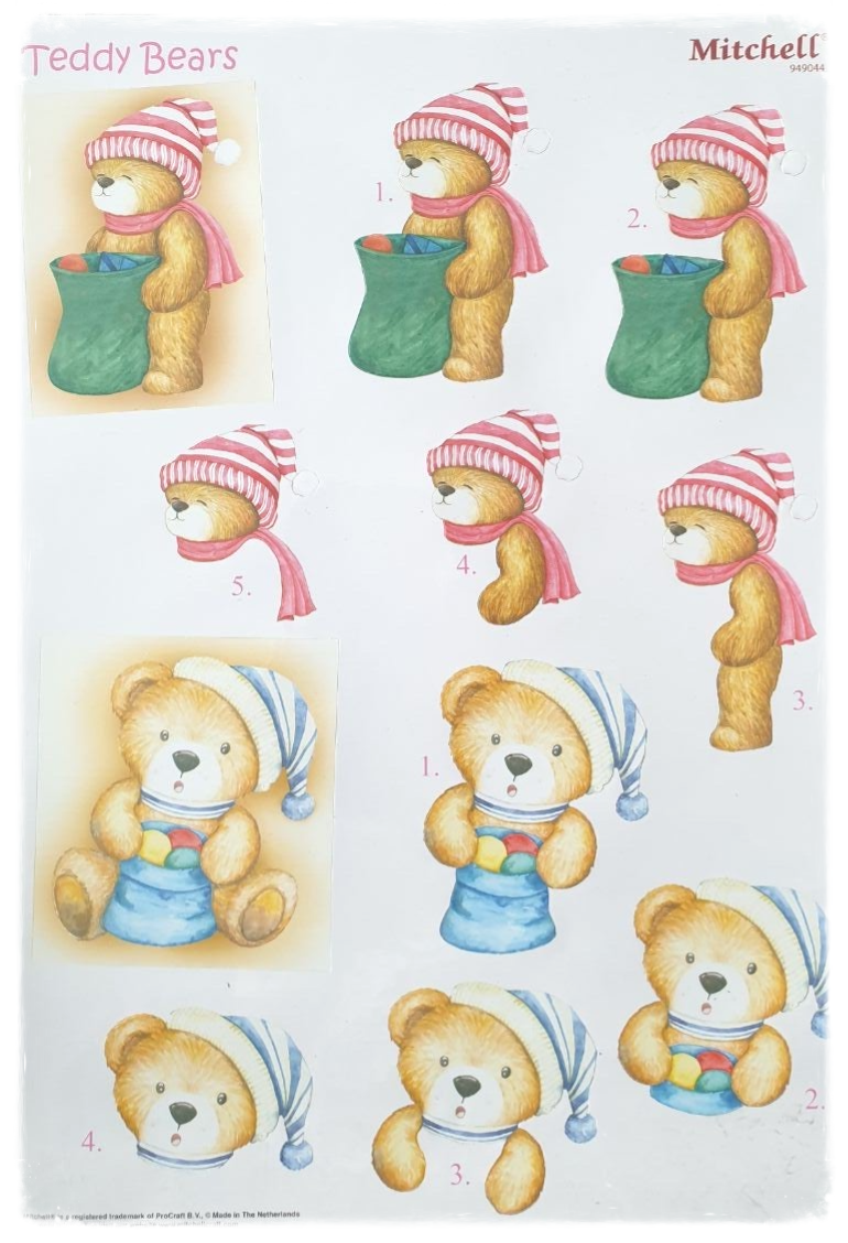 Stansvel - Christmas Teddy Bears 2