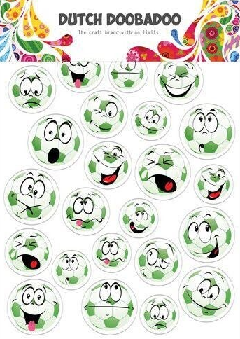 DDBD Paper Art - A5 Voetbal