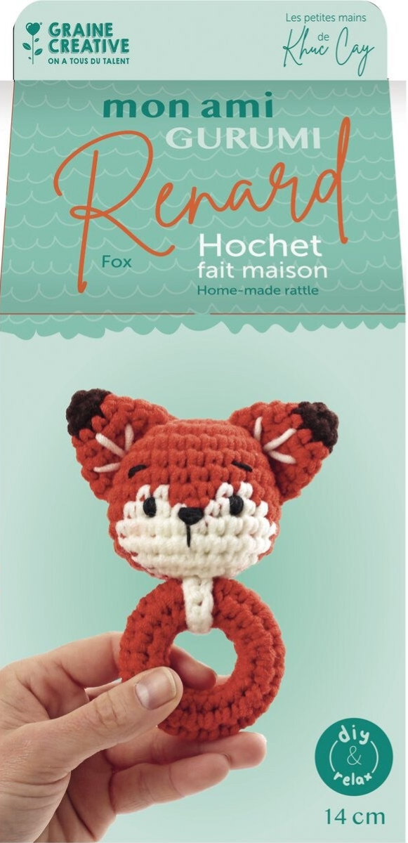 DIY Crochet Kit - Fox Rattle