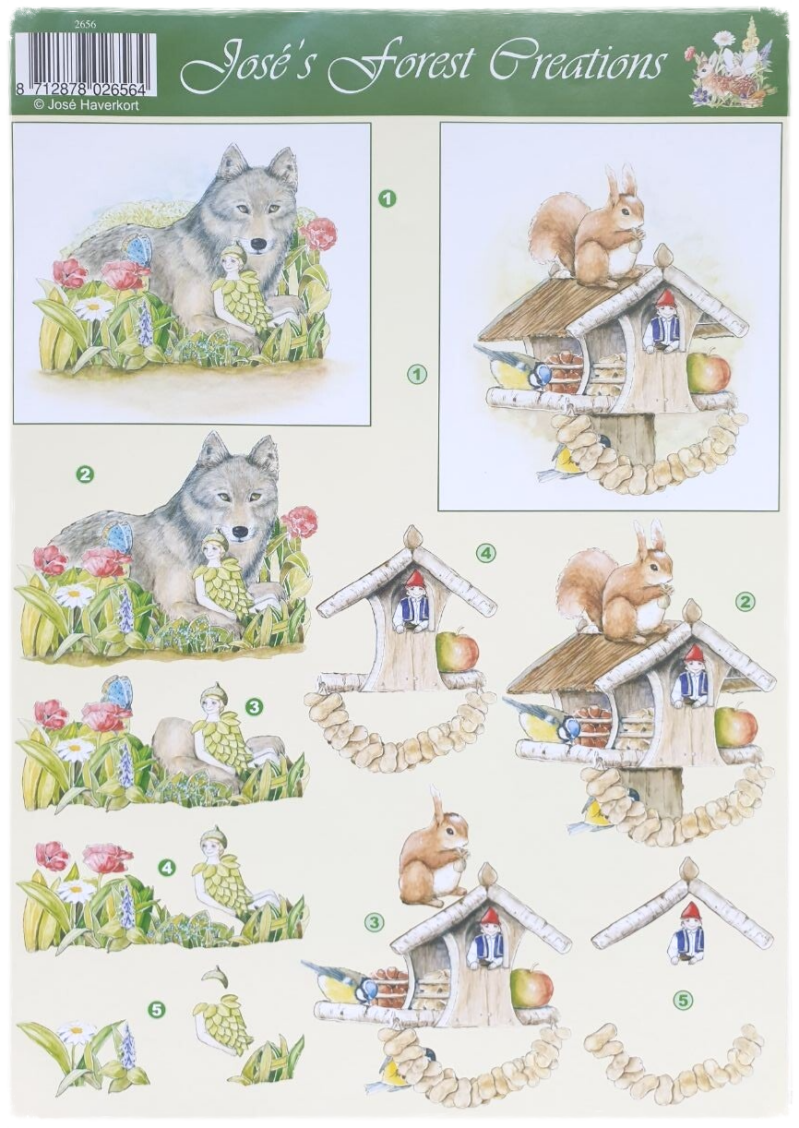 3D Knipvel - José's Forest Creations - 2656