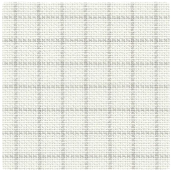 Embroidery fabric Easy Count Brittney Lugana 28 ct - 50x70 cm - White