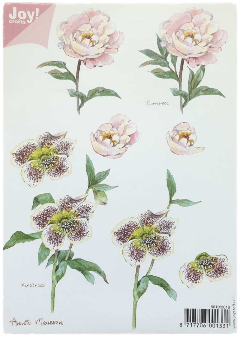 3D Knipvel - Bloemen A5 - 6010/0018