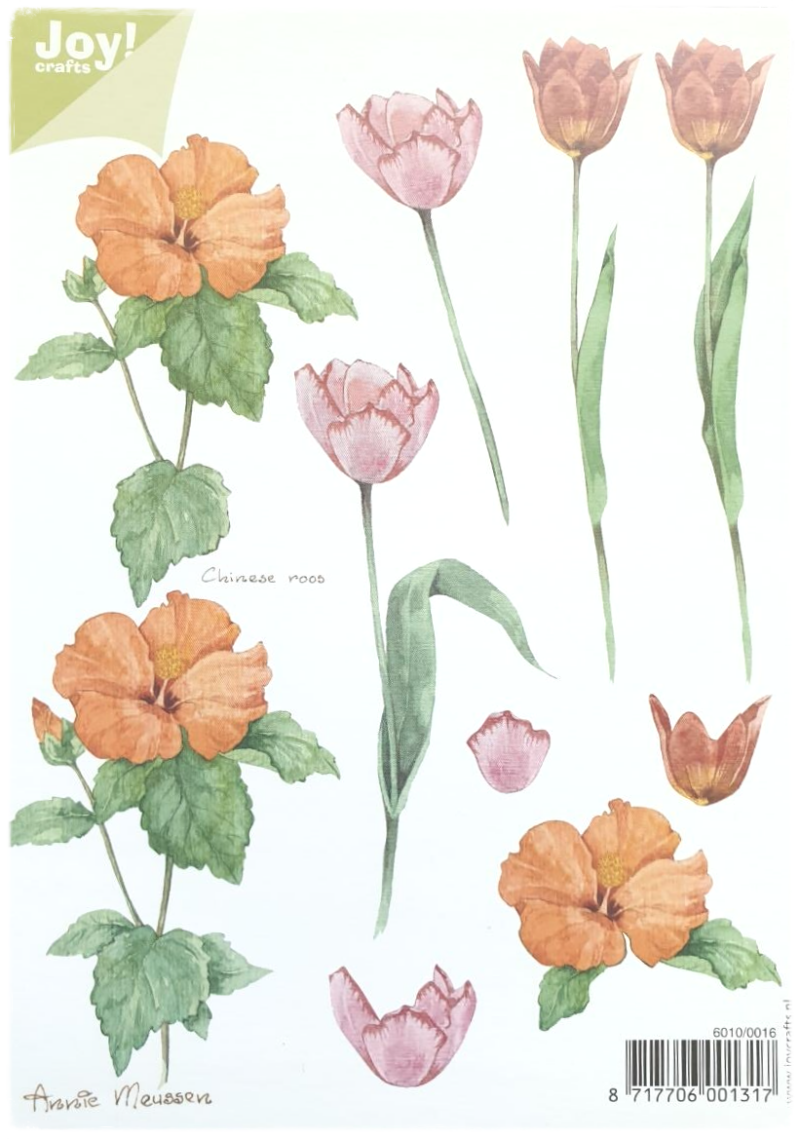 3D Knipvel - Bloemen A5 - 6010/0016