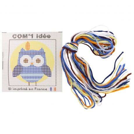 Kit de broderie pour enfants - Hibou