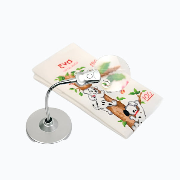 Lampe loupe de table avec pied - CFPL03