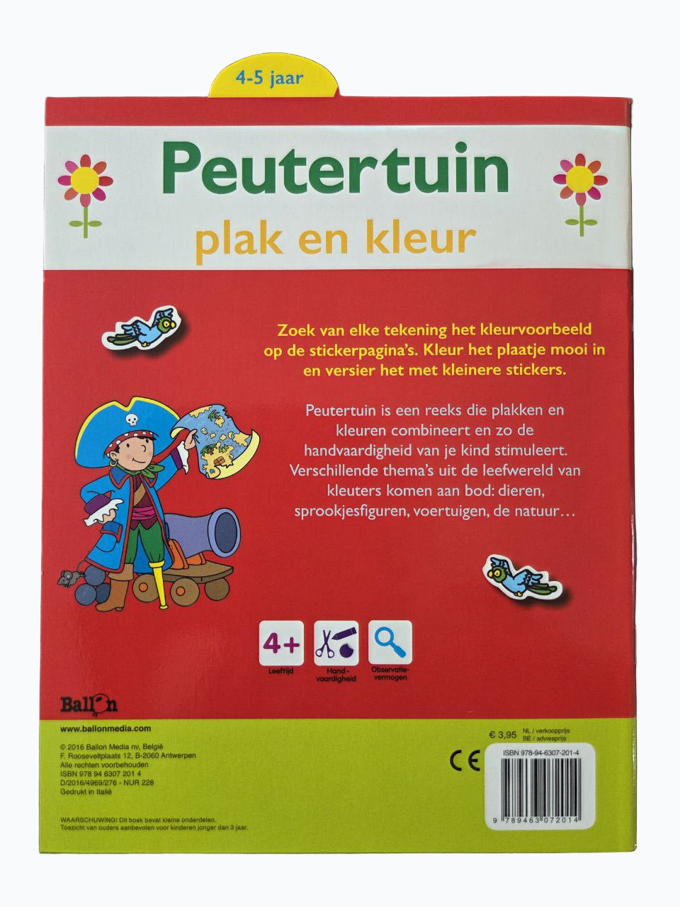 Plakken en Kleur - Piraat