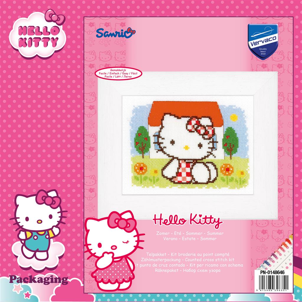Embroidery Kit - Hello Kitty Summer PN-0148646