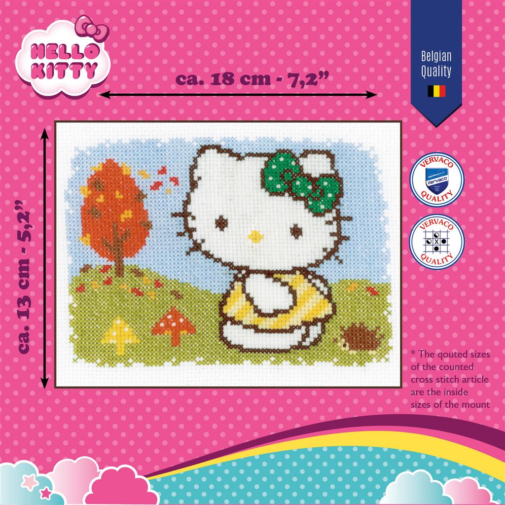 Borduurpakket - Hello Kitty Herfst PN-0148647