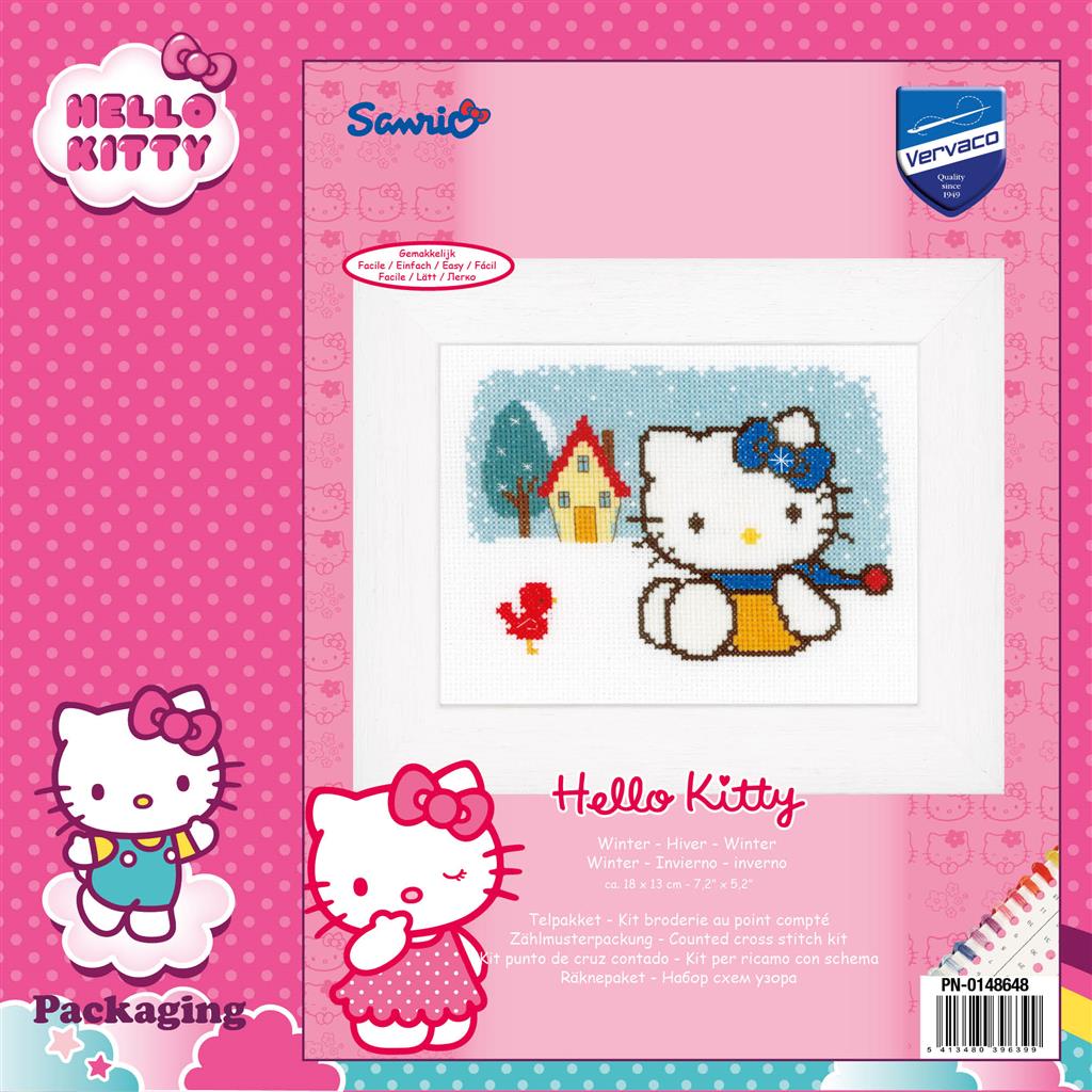 Embroidery kit - Hello Kitty Winter PN-0148648
