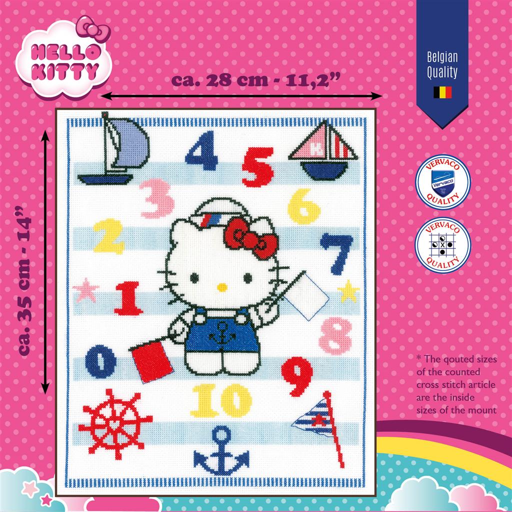 Kit de broderie - Compter avec Hello Kitty PN-0149845