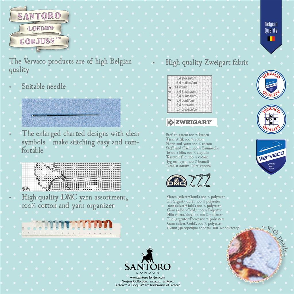 Borduurpakket - Gorjuss - So Nice To Sea You