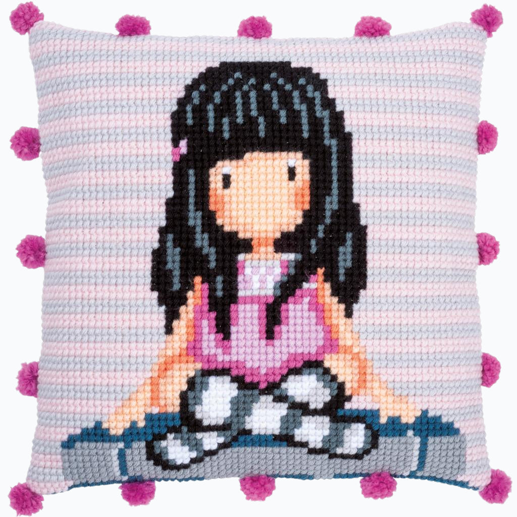 Cushion Embroidery Kit - Gorjuss The Words PN-0187991