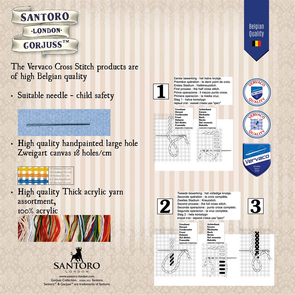 Kussen Borduurpakket - Gorjuss The Words PN-0187991