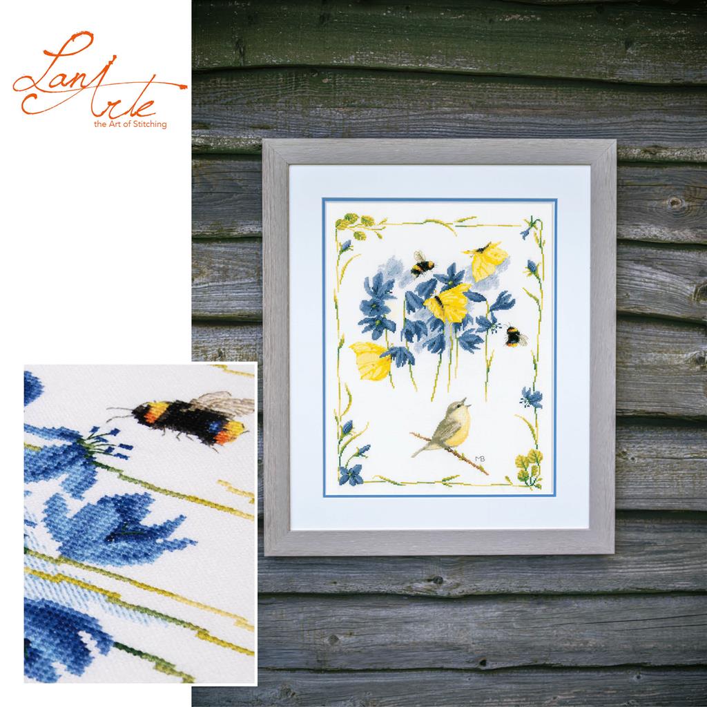Embroidery kit - Chirping Chiffchaff PN-0191926