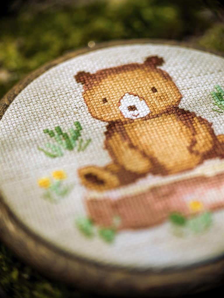 Borduurpakket - Miniatuur Kit Bosdieren - Set Van 3
