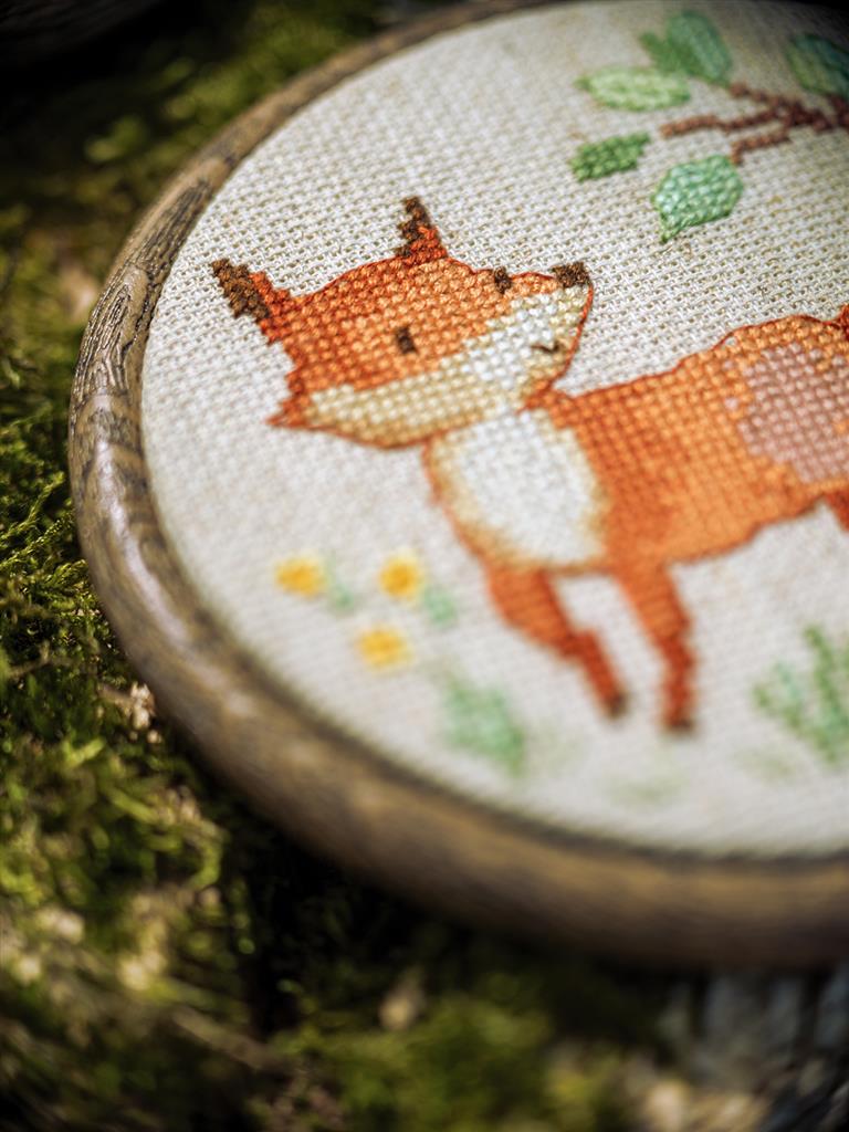 Borduurpakket - Miniatuur Kit Bosdieren - Set Van 3