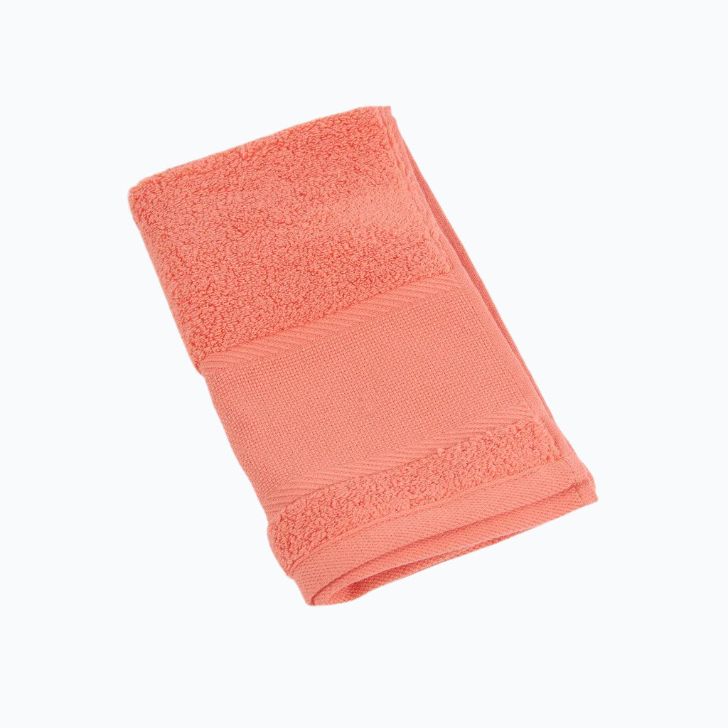 Gastendoekje Met Aida Borduurstrook - 30x50 cm - Coral