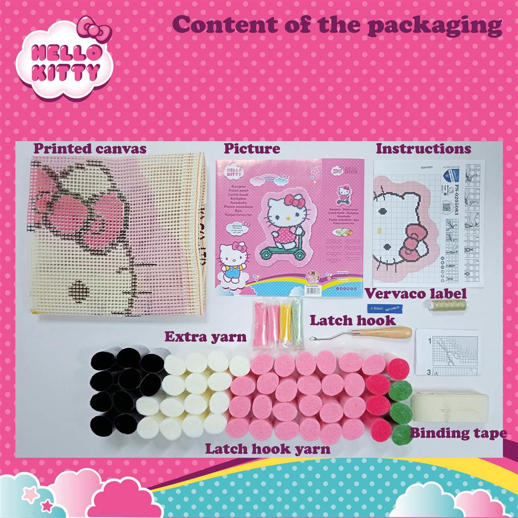 Kit de boutons Tapis de boutons - Transport Hello Kitty PN-0205083