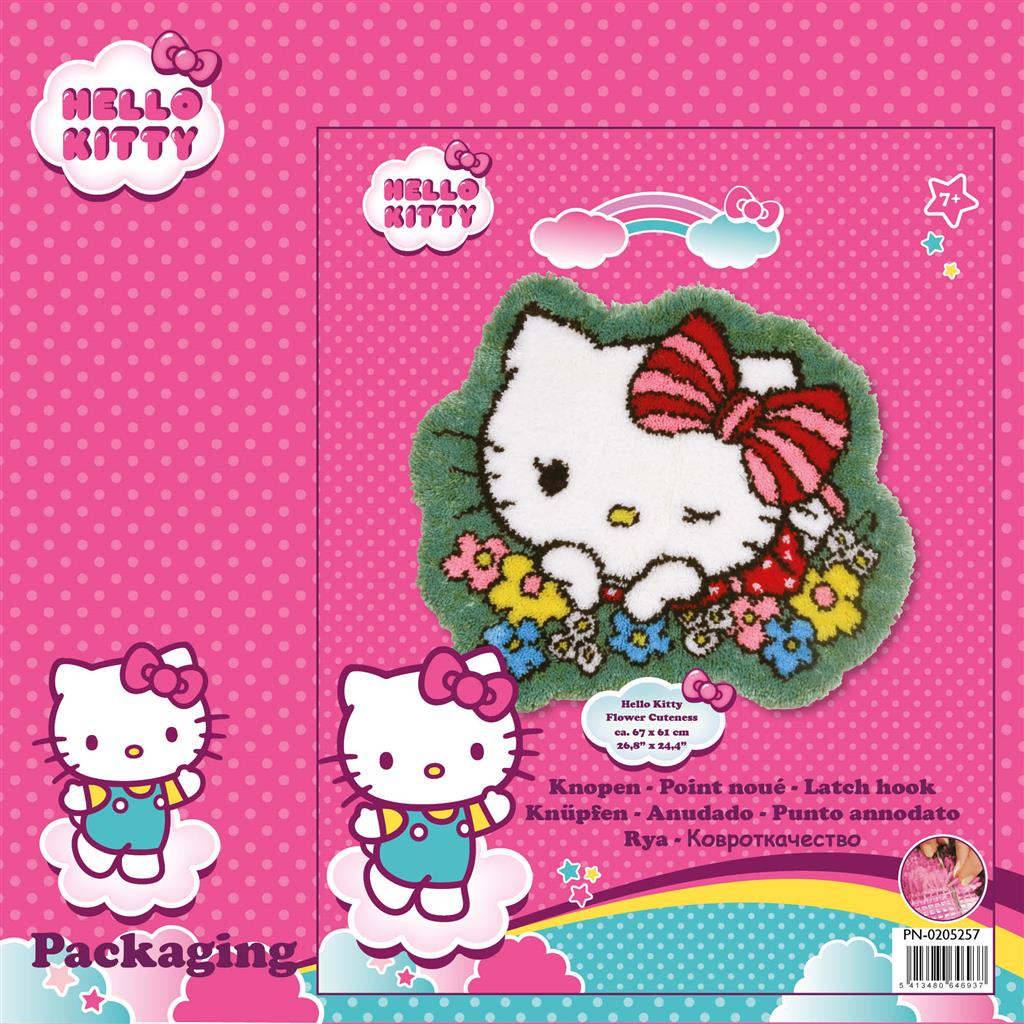 Kit de boutons Tapis de boutons - Hello Kitty Fleur Mignonne PN-0205257