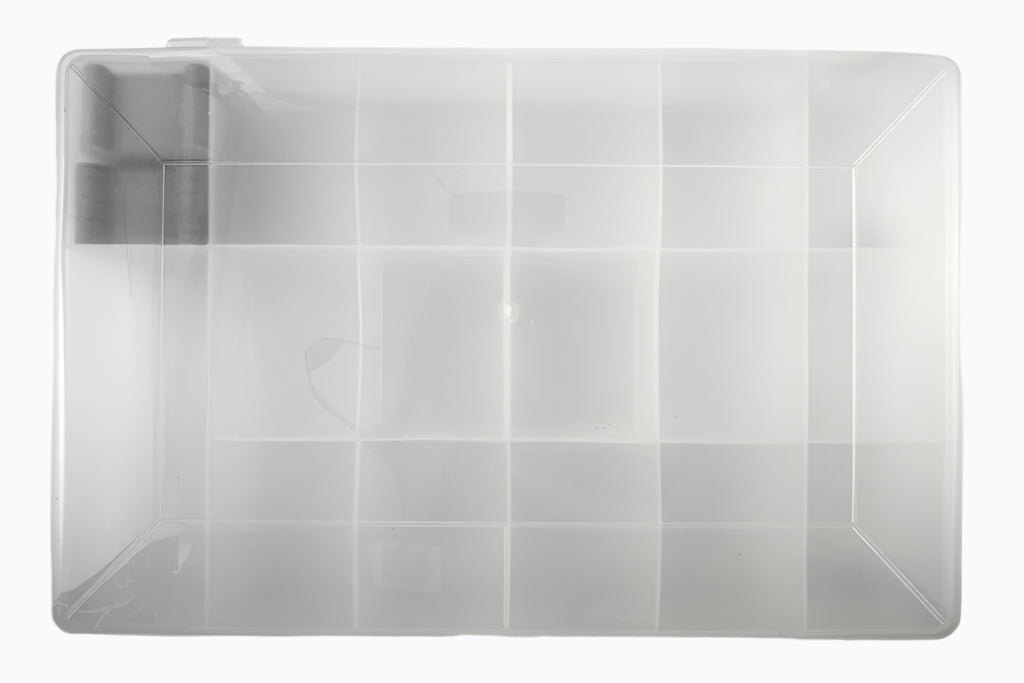 Boîte de rangement pour fils avec cartes d'emballage - Grande