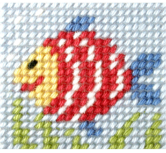 Borduurpakket Voor Kinderen - Vis SA9714