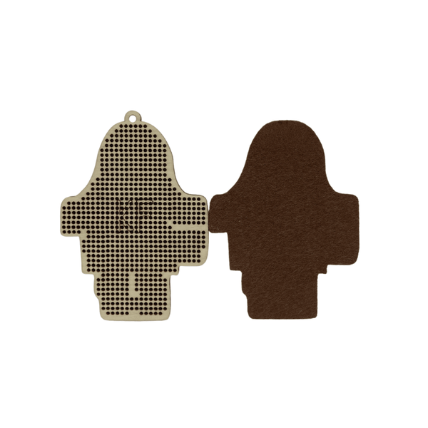 Borduurpakket Kerstboomhanger - Ready For Winter